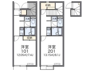 レオネクストシャトレーIIの物件間取画像